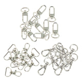 Maxbell 30pcs Metal Bag Swivel Trigger Clips Snap Hook Dog Lead Webbing Strap Tape