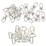 Maxbell 30pcs Assorted Size Swivel Lobster Clasp Clip Bag Snap Findings Pet Hooks