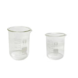 Maxbell Clear 100ml+150ml Borosilicate Glass Beaker Laboratory Home Glassware Measuring Cup Beaker