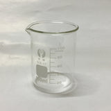 Maxbell Clear 100ml+150ml Borosilicate Glass Beaker Laboratory Home Glassware Measuring Cup Beaker