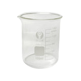 Maxbell Clear 100ml+150ml Borosilicate Glass Beaker Laboratory Home Glassware Measuring Cup Beaker