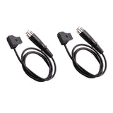 Maxbell Pack of 2 D-Tap Male to XLR 4pin Female Cable for DSLR Rig Power Cable Cord