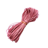 Maxbell 10 Pieces Micro-Fiber Flat Threads Faux Suede Cord Strings Velvet for DIY Craft