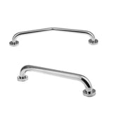 Maxbell 2Pcs/Set Stainless Steel Safety Bathroom Shower Tub Grab Bar Handle Rail Support - 40cm, 55cm