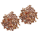 Maxbell 200 Pieces Mix Large Hole Boho Wooden Beads for Macrame Jewelry Pendant Crafts Making