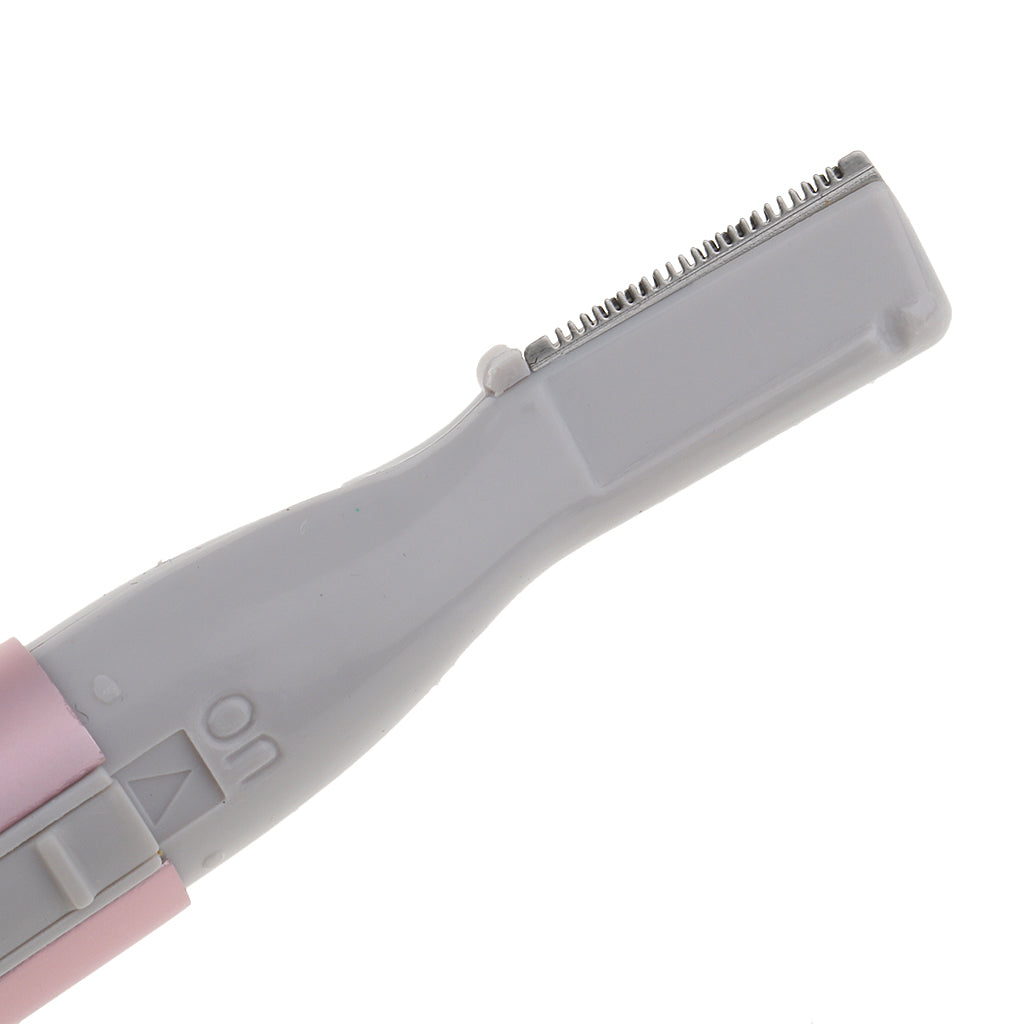 Maxbell Electric Eyebrow Face Bikini Hair Blade Razor Remover + Brow Trimmer Comb Eyelash Scissors Cutter