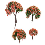 Maxbell Set 24pcs Fir Trees Model Garden Wargame Train Railway Scenery Part Display
