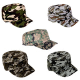 Maxbell 2 Pieces Mens Camouflage Hat Camo Hunting Fishing Baseball Cap Snapback Hat