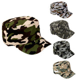 Maxbell 2 Pieces Mens Camouflage Hat Camo Hunting Fishing Baseball Cap Snapback Hat