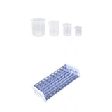 Maxbell 3 Layers Test Tube Holder Lab Storage & 50 150 250 500ml Plastic Lab Beaker