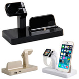 Maxbell For Apple Watch Stand, For iPhone Docking Station, 2-in-1 Multi-Charging Station Hub for Apple Watch Series and All Smart Phone