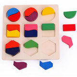 Maxbell 3 Sets Tangram Puzzles Children Educational Toys Colorful Wooden Brain Training Geometry Wooden Puzzles