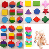 Maxbell 3 Sets Tangram Puzzles Children Educational Toys Colorful Wooden Brain Training Geometry Wooden Puzzles