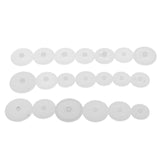 Maxbell 19 Pieces/set White Plastic Assorted Gears Gear Kits for DIY Robot RC Car Toys Model Accessories