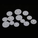 Maxbell 19 Pieces/set White Plastic Assorted Gears Gear Kits for DIY Robot RC Car Toys Model Accessories