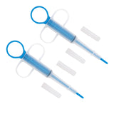 Maxbell 2Pcs Pet Dog Cat Capsule Tablet Pill Gun Piller Pusher Syringe Doser - Blue