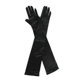 Maxbell Pack of 2 Grace Lady Formal Bridal Satin Banquet Party Wedding Opera Gloves Gift Long 21"
