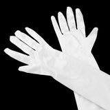 Maxbell Pack of 2 Grace Lady Formal Bridal Satin Banquet Party Wedding Opera Gloves Gift Long 21"