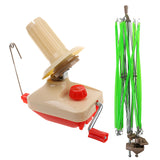 Maxbell 2 Pieces/Set Umbrella Swift Yarn Winder Hand Operated Ball Winder Bobbin Winder Holder Knitting Tool