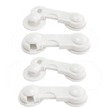 Maxbell Kids Baby Child Safety Latch Door Cupboard Latch Cabinet Drawer Fridge Lock Pack of 4