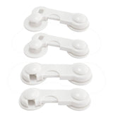 Maxbell Kids Baby Child Safety Latch Door Cupboard Latch Cabinet Drawer Fridge Lock Pack of 4