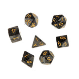 Maxbell 42 Pieces of Multi Sided D4-D20 Dice Die for Dungeons & Dragons TRPG Roleplaying Party Board Games Toys