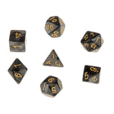 Maxbell 42 Pieces of Multi Sided D4-D20 Dice Die for Dungeons & Dragons TRPG Roleplaying Party Board Games Toys