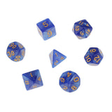 Maxbell 42 Pieces of Multi Sided D4-D20 Dice Die for Dungeons & Dragons TRPG Roleplaying Party Board Games Toys