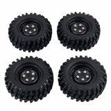 Maxbell 4Pcs 1/10 RC Crawler Tire Plastic Wheel for RC4WD D90 D110