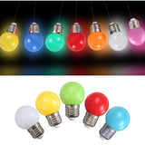 Maxbell 3- Piece Warm White 1W Energy Saving LED Golf Ball Light Bulb Party Decorative Lamp E27 Socket AC220V