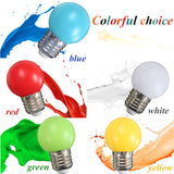 Maxbell 3- Piece Warm White 1W Energy Saving LED Golf Ball Light Bulb Party Decorative Lamp E27 Socket AC220V