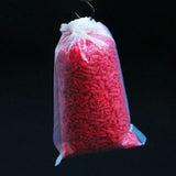 Maxbell 50 Pieces PVA Carp Fishing Bait Bags Water Soluble Quick Dissolving Bags with 1 Spool of 20m PVA Fishing Line