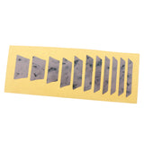 Maxbell Guitar Fretboard Decals Fingerboard Fret Map Stickers for Electric Bass Accessories