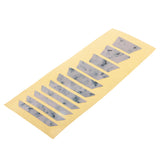 Maxbell Guitar Fretboard Decals Fingerboard Fret Map Stickers for Electric Bass Accessories