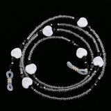 Maxbell 4pcs Gorgeous Beaded Chain Eyeglass Sunglasses Spectacles Cord Holder Strap