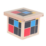 Maxbell Wooden Montessori Mathematics Material Trinomial and Binomial Cube Set Kids Early Learn Algebra and Maths Educational Toy Gift