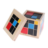 Maxbell Wooden Montessori Mathematics Material Trinomial and Binomial Cube Set Kids Early Learn Algebra and Maths Educational Toy Gift