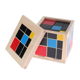 Maxbell Wooden Montessori Mathematics Material Trinomial and Binomial Cube Set Kids Early Learn Algebra and Maths Educational Toy Gift