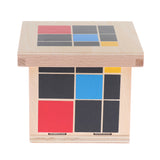 Maxbell Wooden Montessori Mathematics Material Trinomial and Binomial Cube Set Kids Early Learn Algebra and Maths Educational Toy Gift