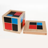 Maxbell Wooden Montessori Mathematics Material Trinomial and Binomial Cube Set Kids Early Learn Algebra and Maths Educational Toy Gift