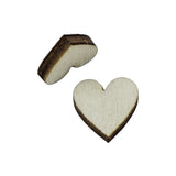 Maxbell 250 Pieces Assorted Size Natural Wood Multi Style Chic Craft Scrapbooking