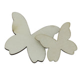Maxbell 250 Pieces Assorted Size Natural Wood Multi Style Chic Craft Scrapbooking