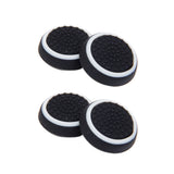 Maxbell 2 Pairs Game Joystick Thumbstick Caps for Sony PS4 Controller Black + White