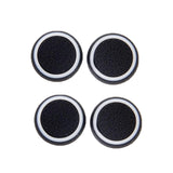 Maxbell 2 Pairs Game Joystick Thumbstick Caps for Sony PS4 Controller Black + White