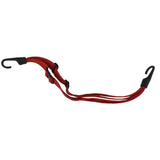 Maxbell 2 Pieces Adjustable Motorcycle Luggage Tie Down Bungee Straps Cords with Hooks