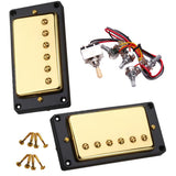 Maxbell Sealed Humbucker Pickup Set & Circuit Wiring For GIBSON LP EPIPHONE Guitars