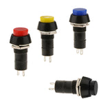 Maxbell 4 Pieces Yellow Blue Red Black Car Boat Momentary Push Button Horn Switch