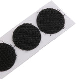 Maxbell 140 Pairs Self Adhesive Hook Loop Fastener Tape Stick on Coins Dots Black White 16mm