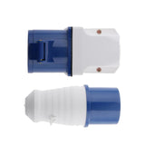 Maxbell 3 Pin Plug Surface Mounted Waterproof IP44 220V-240V 32A Male + Female Set