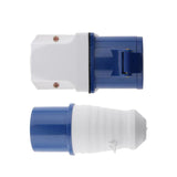 Maxbell 3 Pin Plug Surface Mounted Waterproof IP44 220V-240V 32A Male + Female Set